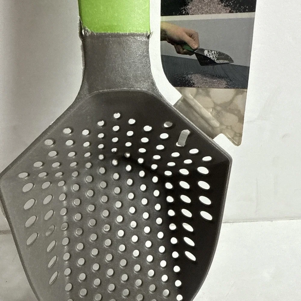 Green Sifting Litter Scoop for Small Pets & Reptiles - Easy Clean Nylon‎ NEW